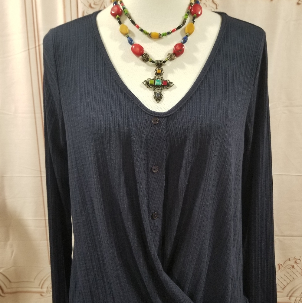 NWT White Willow Blue Women's Sweater M